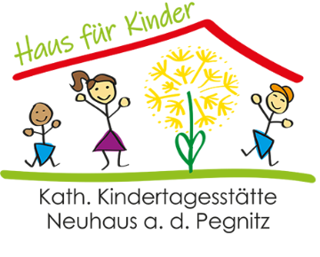 Logo der Kindertagesstätte Neuhaus / Pegnitz im Kopf der Homepage (c) Kita Neuhaus